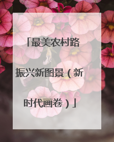最美农村路 振兴新图景（新时代画卷）